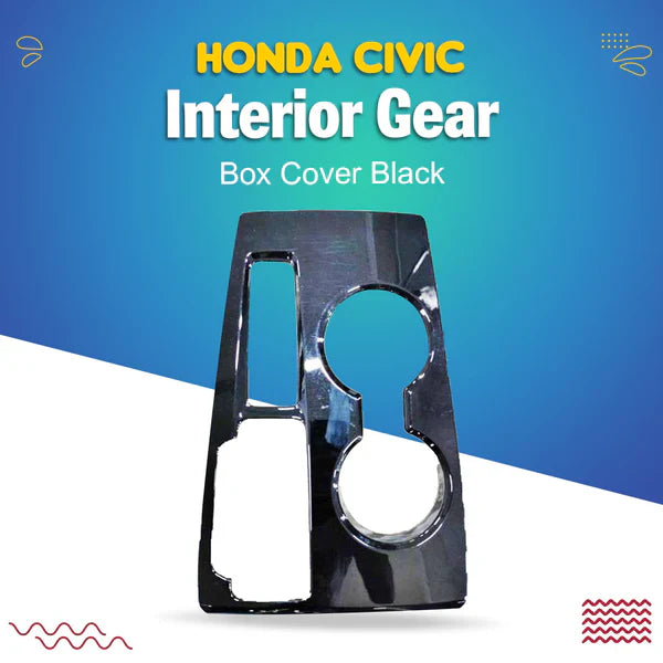 Honda Civic Interior Gear Box Cover Black - Model 2022-2023