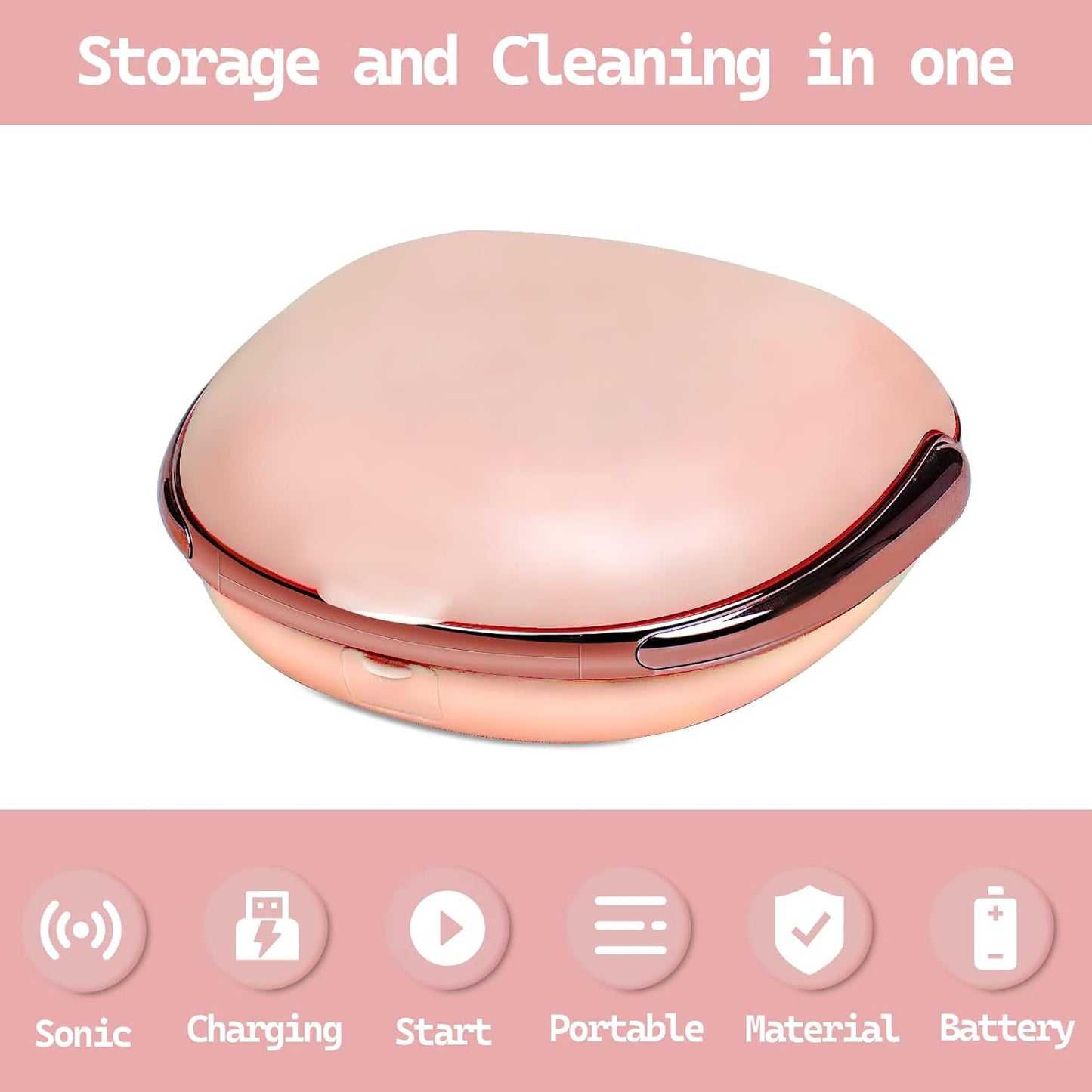 Ultrasonic Portable Contact Lens Cleaner Rechargeable