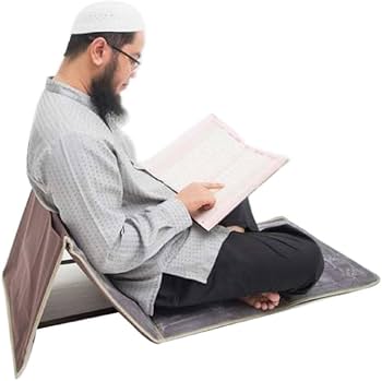 Foldable Baithak Prayer Mat / Imported Janamaz with Back Rest