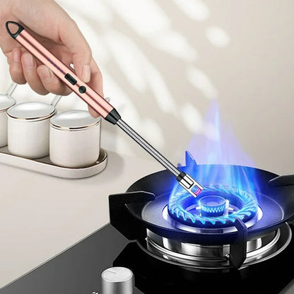 Electric Rechargeable Stove Lighters 360 Degree Free Rotation