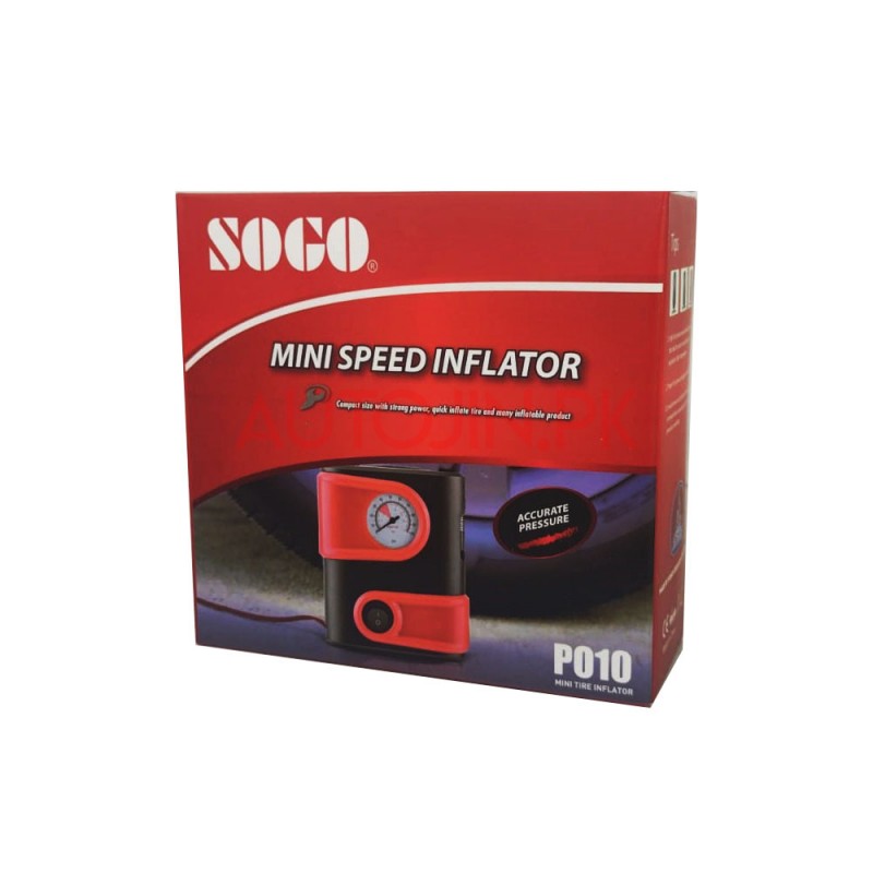 SOGO MINI SMALL CAR AIR COMPRESSOR 12V P010 - 100PSI